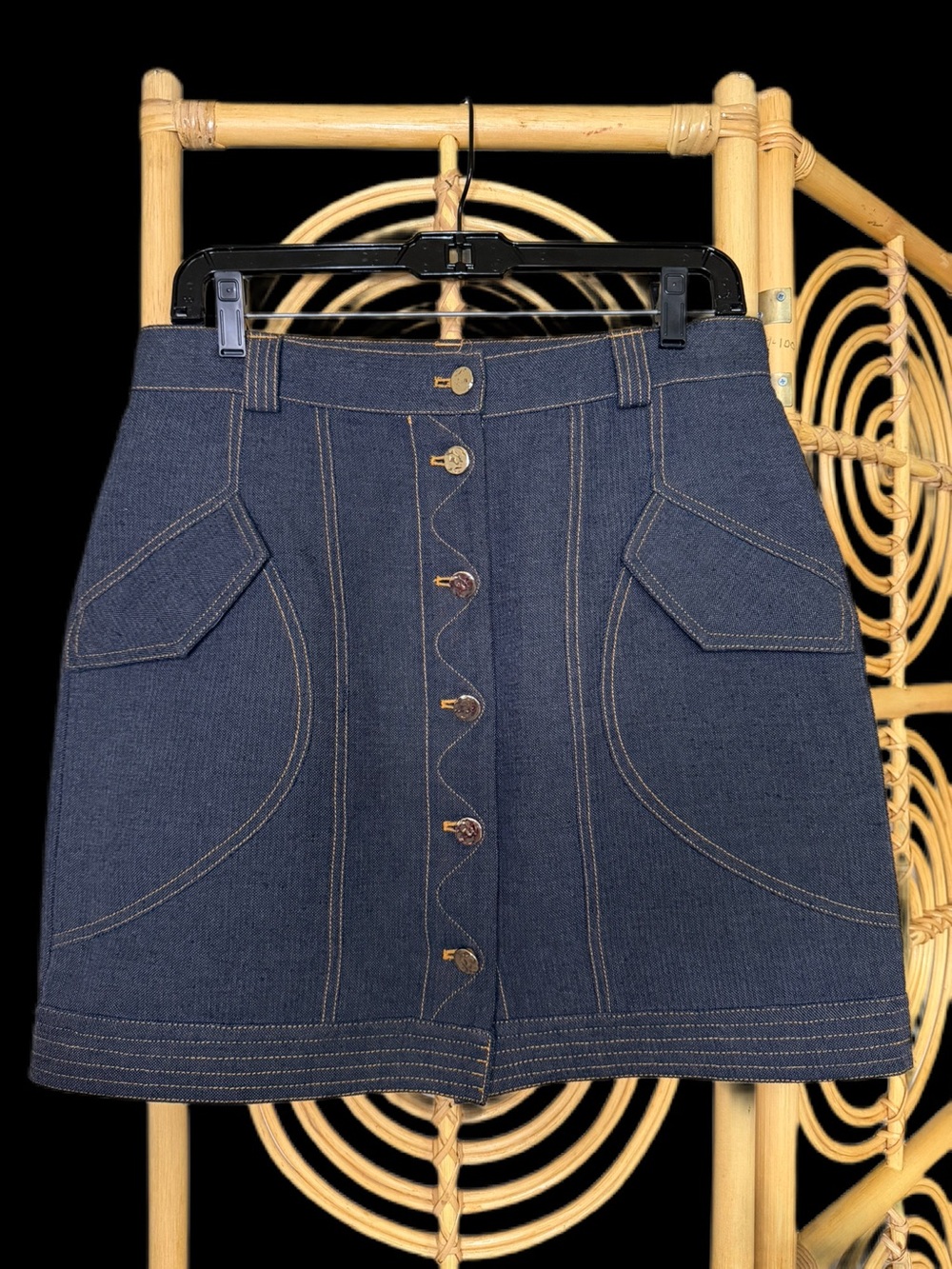 ACLER | Rosanna Mini Skirt in Indigo